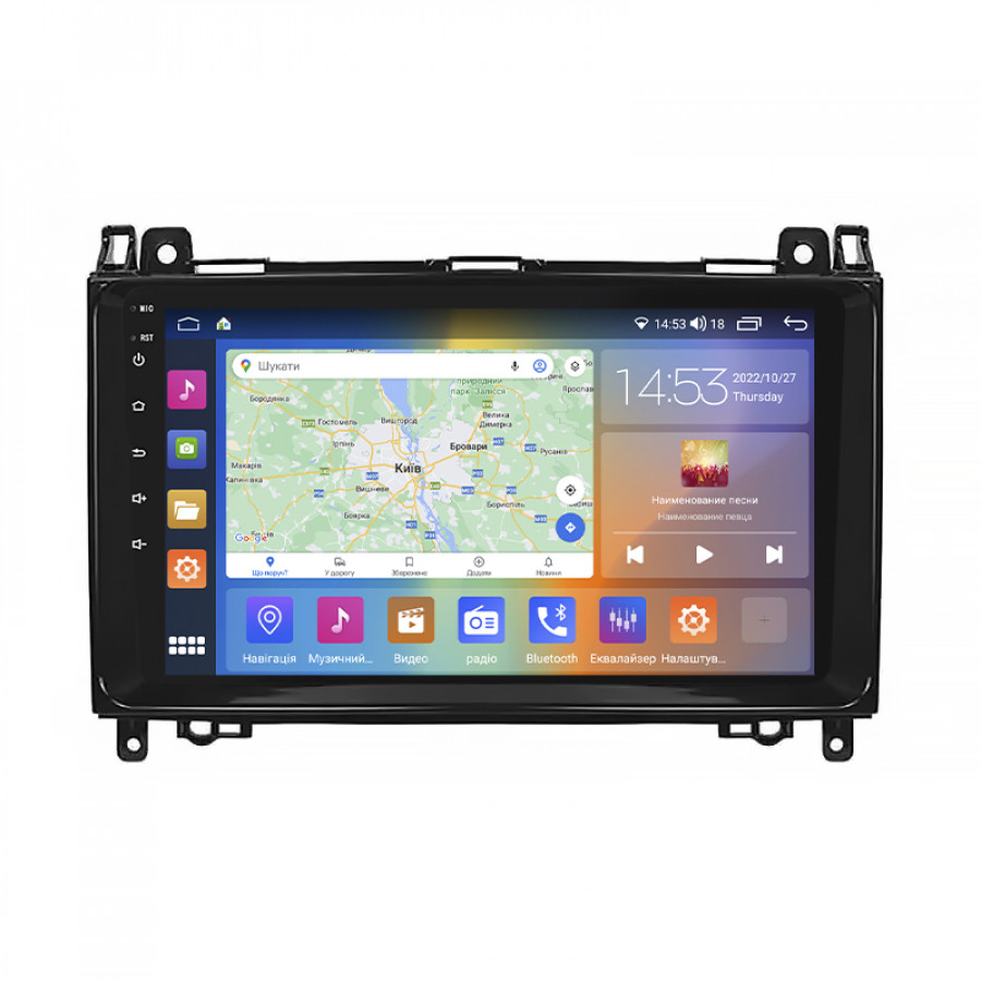 Штатная магнитола Lesko для Mercedes-Benz Viano I (W639) Рестайлинг 2010-2014 экран 9" 2/32Gb CarPlay 4G Wi-Fi GPS Prime