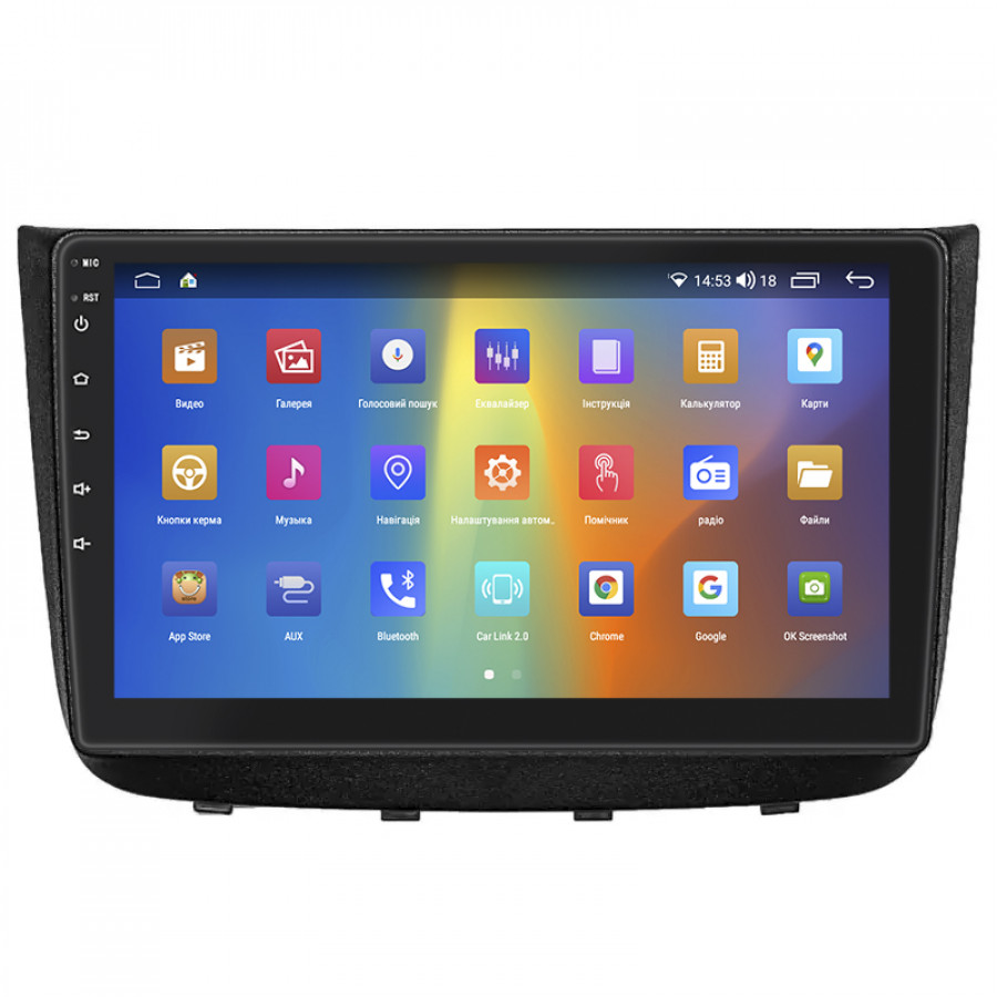 Штатная магнитола Lesko для Mercedes-Benz Vito II (W639) 2003-2010 экран 10" 2/32Gb CarPlay 4G Wi-Fi GPS Prime