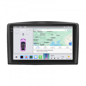Штатная магнитола Lesko для Mercedes-Benz Vito III (W447) 2014-н.в. экран 10" 4/64 QLED CarPlay 4G Wi-Fi GPS 360 Prime