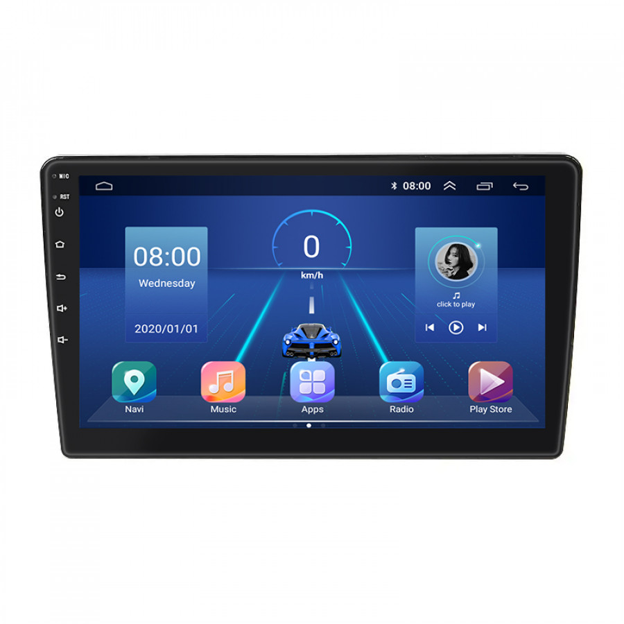 Штатная магнитола Lesko для Mitsubishi ASX I 2010-2013 экран 10" 2/32Gb 4G Wi-Fi GPS Top