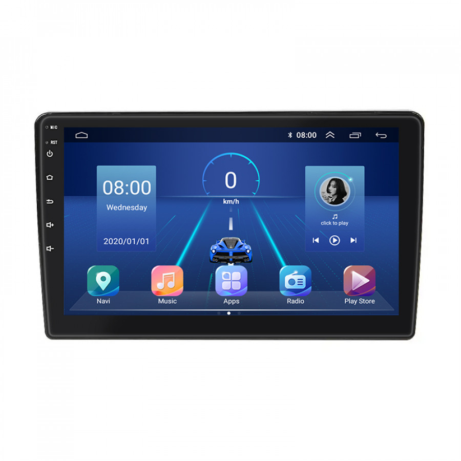 Штатная магнитола Lesko для Mitsubishi ASX I Рестайлинг 2012-2016 экран 10" 2/32Gb 4G Wi-Fi GPS Top