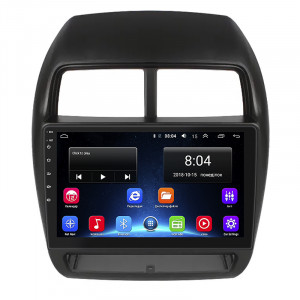 Штатная магнитола Lesko для Mitsubishi ASX I Рестайлинг 3 2020-н.в. экран 10" 2/32Gb Wi-Fi GPS Base