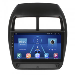 Штатная магнитола Lesko для Mitsubishi ASX I Рестайлинг 3 2020-н.в. экран 10" 4/64Gb 4G Wi-Fi GPS Top