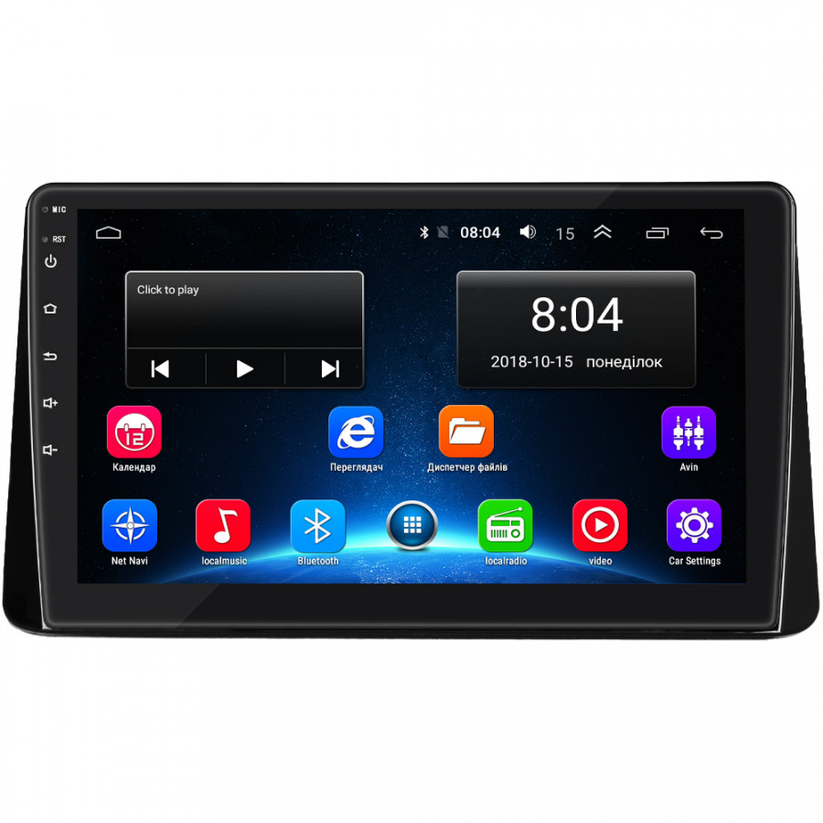 Штатная магнитола Lesko для Mitsubishi Eclipse Cross I 2017-2020 экран 10" 2/32Gb Wi-Fi GPS Base