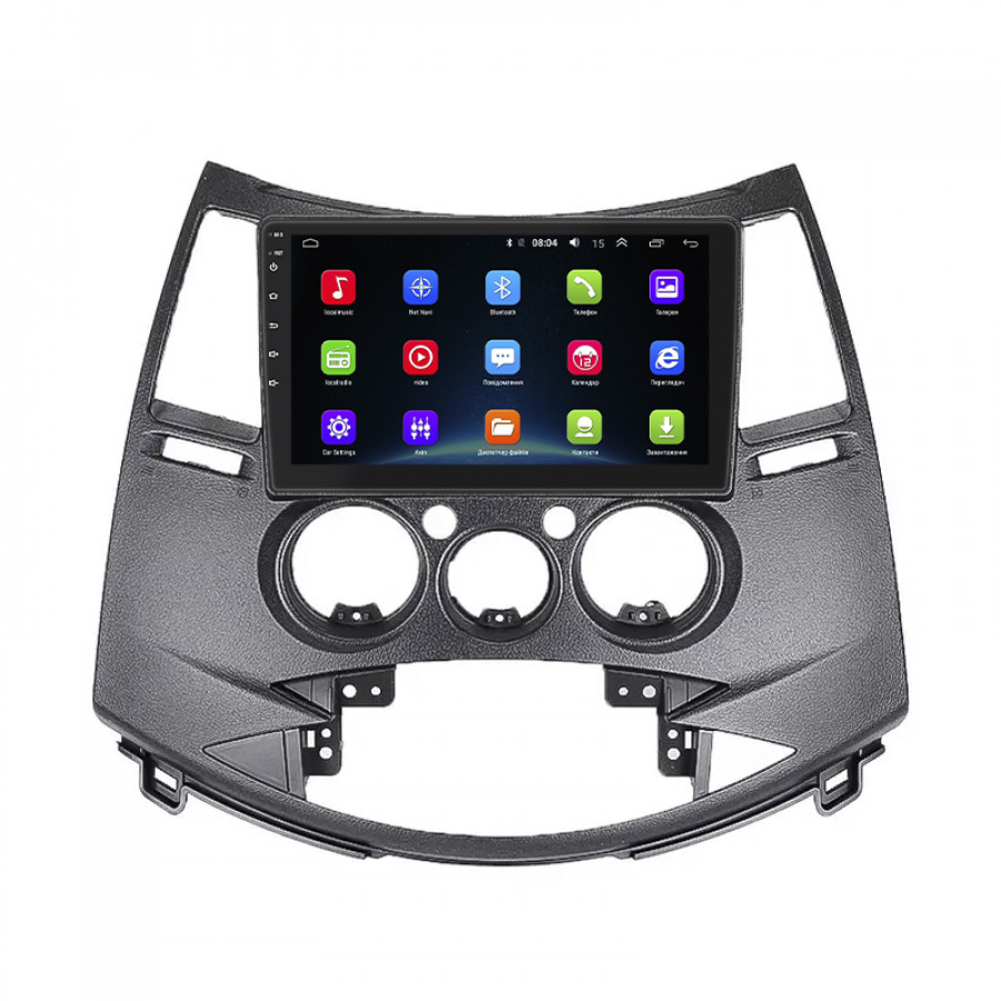 Штатная магнитола Lesko для Mitsubishi Grandis  2003-2011 экран 9" 2/32Gb Wi-Fi GPS Base