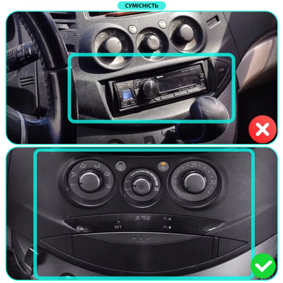 Штатная магнитола Lesko для Mitsubishi Grandis  2003-2011 экран 9" 2/32Gb CarPlay 4G Wi-Fi GPS Prime
