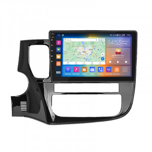 Штатная магнитола Lesko для Mitsubishi Outlander III Рестайлинг 2 2015-2018 экран 10" 2/32Gb CarPlay 4G Wi-Fi GPS Prime