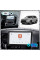 Штатная магнитола Lesko для Mitsubishi Outlander III Рестайлинг 2014-2015 экран 10" 4/64 QLED CarPlay 4G Wi-Fi GPS 360 Prime