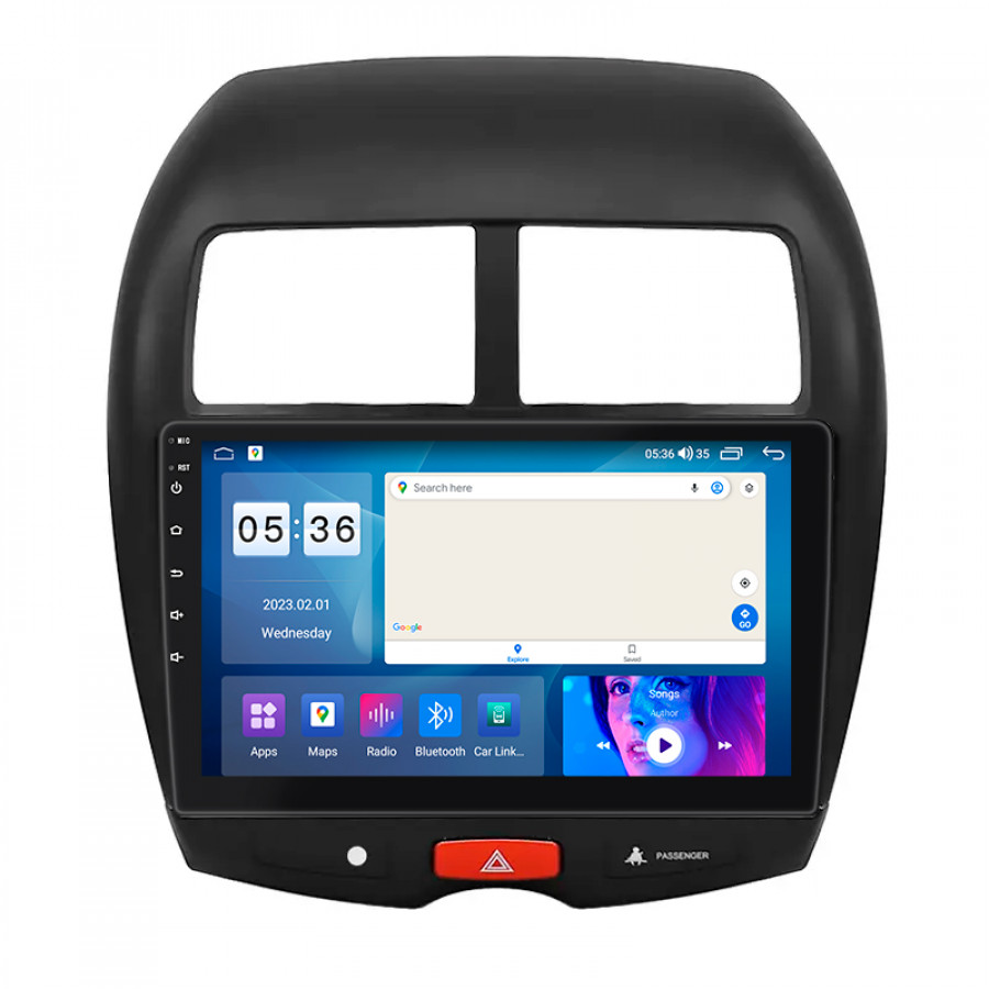 Штатная магнитола Lesko для Mitsubishi Outlander Sport I 2010-2013 экран 10" 2/32Gb CarPlay 4G Wi-Fi GPS Prime