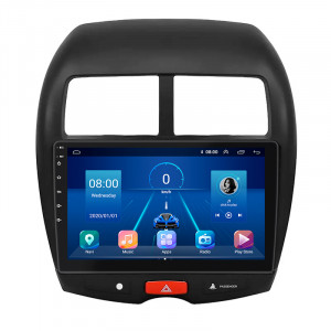 Штатная магнитола Lesko для Mitsubishi Outlander Sport I 2010-2013 экран 10" 4/32Gb 4G Wi-Fi GPS Top