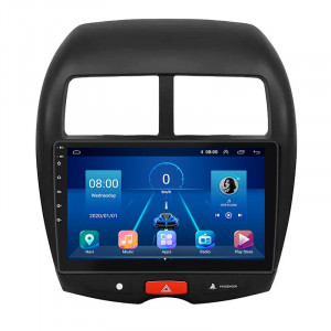 Штатная магнитола Lesko для Mitsubishi Outlander Sport I 2010-2013 экран 10" 6/128Gb 4G Wi-Fi GPS Top