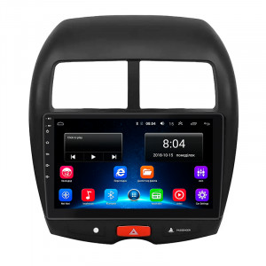 Штатная магнитола Lesko для Mitsubishi Outlander Sport I Рестайлинг 2012-2016 экран 10" 2/32Gb Wi-Fi GPS Base