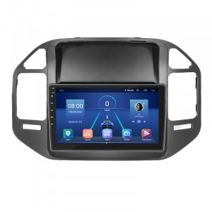 Штатная магнитола Lesko для Mitsubishi Pajero III 1999-2002 экран 9" 2/32Gb 4G Wi-Fi GPS Top