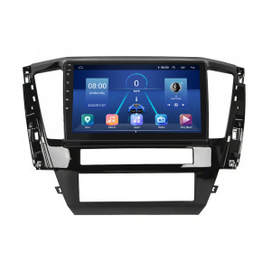 Штатная магнитола Lesko для Mitsubishi Pajero Sport III Рестайлинг 2019-н.в. экран 10" 2/32Gb 4G Wi-Fi GPS Top