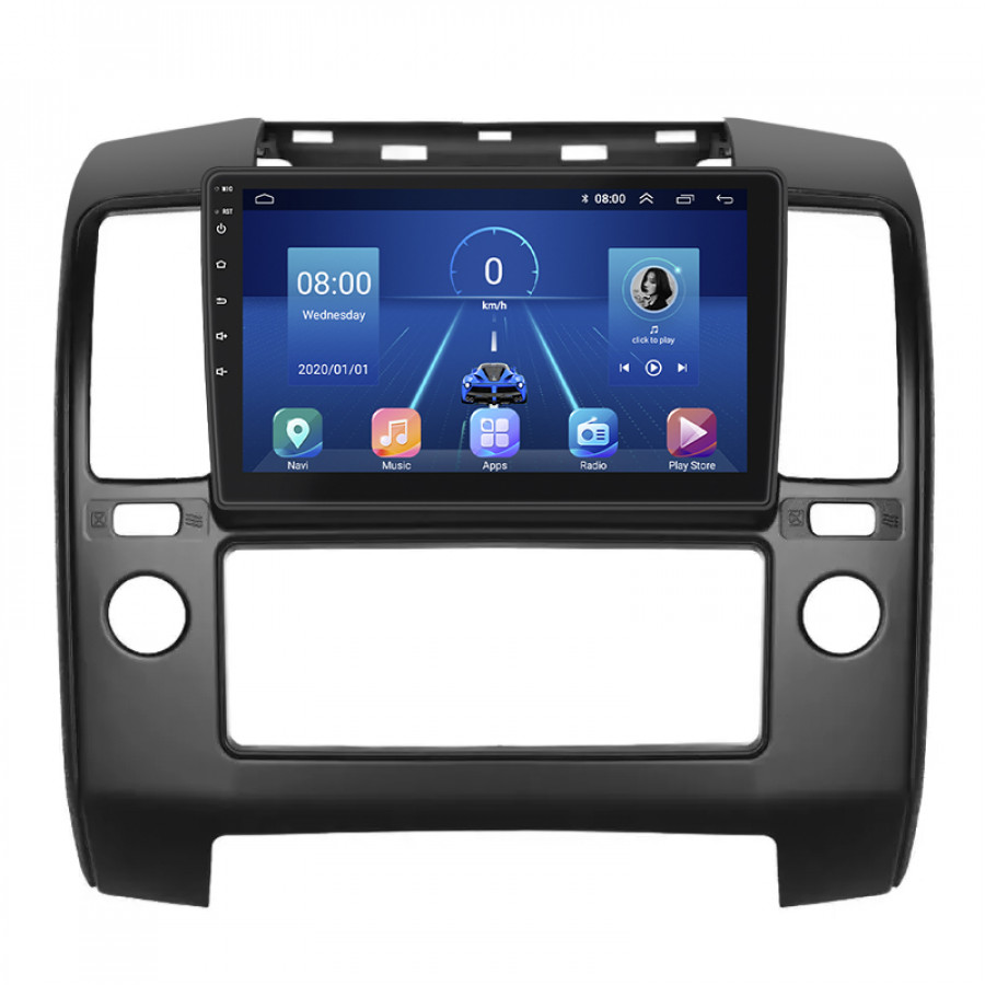 Штатная магнитола Lesko для Nissan Pathfinder III 2004-2010 экран 9" 4/64Gb 4G Wi-Fi GPS Top