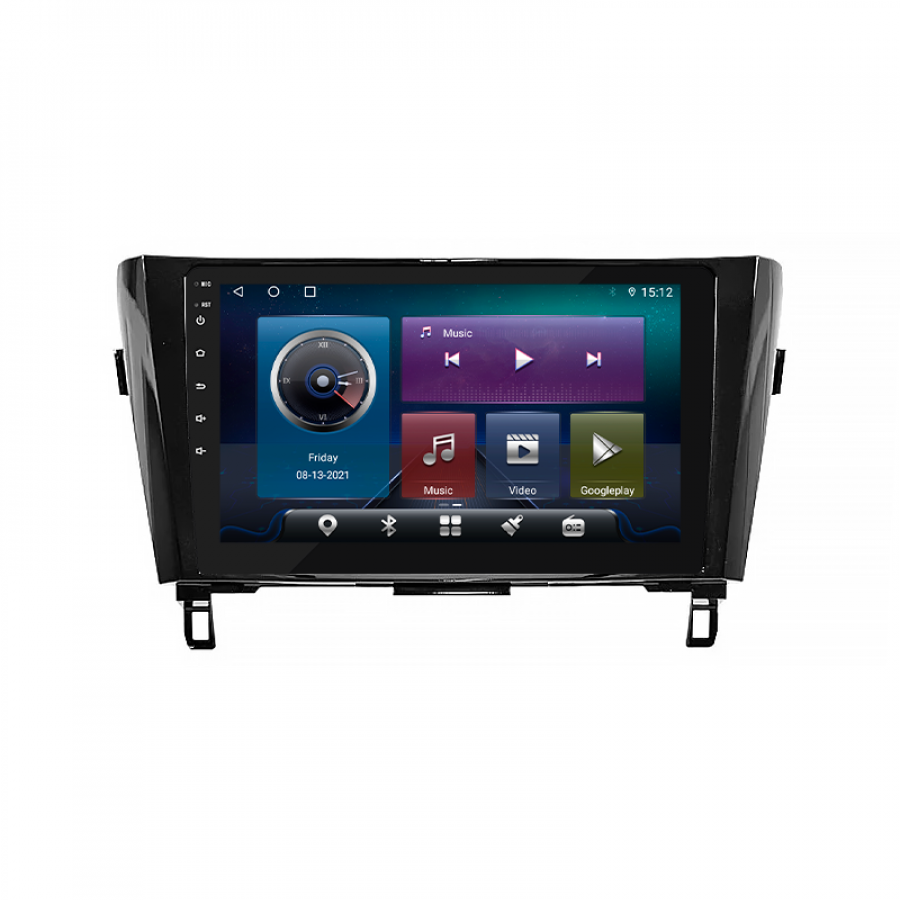 Штатная магнитола Lesko для Nissan Qashqai II Рестайлинг 2017-н.в. экран 10" 4/64Gb 4G Wi-Fi GPS Top