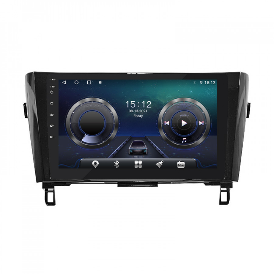 Штатная магнитола Lesko для Nissan Rogue II Рестайлинг 2016-2020 экран 10" 4/32Gb 4G Wi-Fi GPS Top