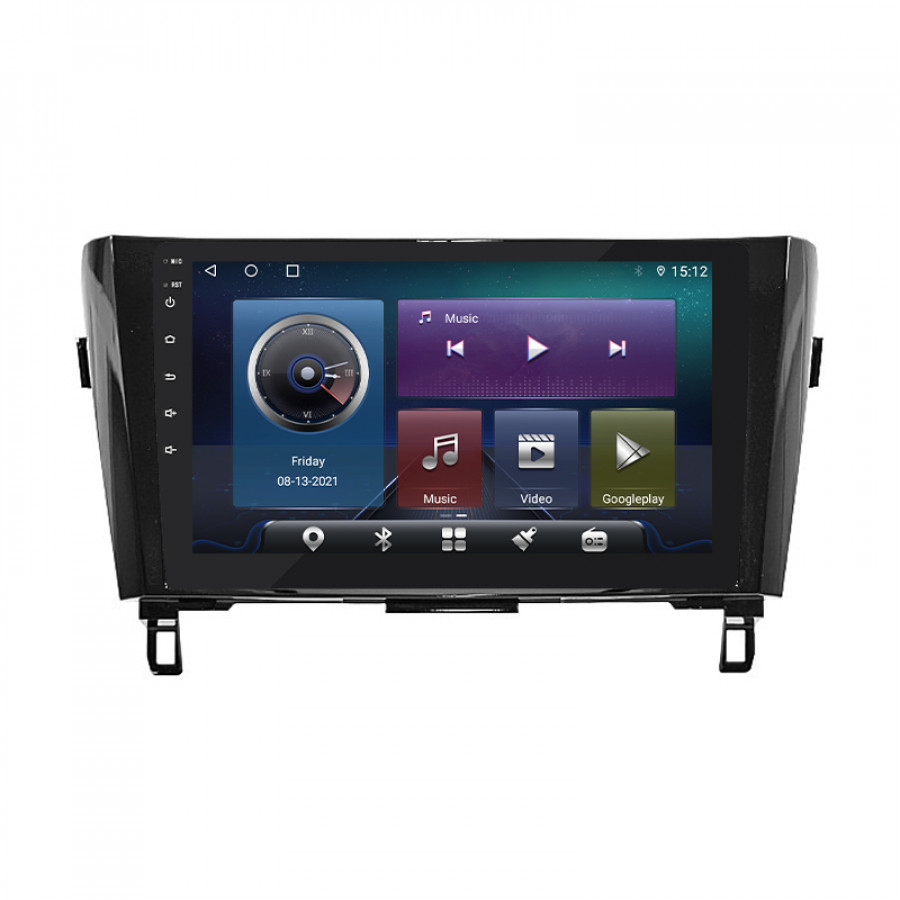 Штатная магнитола Lesko для Nissan Rogue II Рестайлинг 2016-2020 экран 10" 4/32Gb 4G Wi-Fi GPS Top