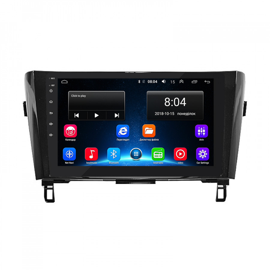 Штатная магнитола Lesko для Nissan X-Trail III Рестайлинг 2017-2021 экран 10" 2/32Gb Wi-Fi GPS Base