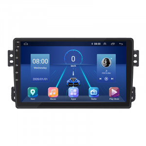 Штатная магнитола Lesko для Opel Agila B 2008-2014 экран 9" 2/32Gb 4G Wi-Fi GPS Top