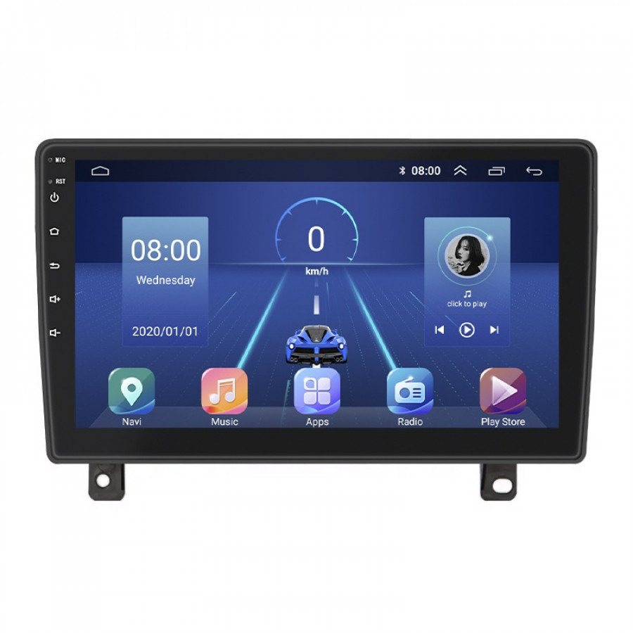 Штатная магнитола Lesko для Opel Astra H Рестайлинг 2006-2014 экран 9" 4/64Gb 4G Wi-Fi GPS Top