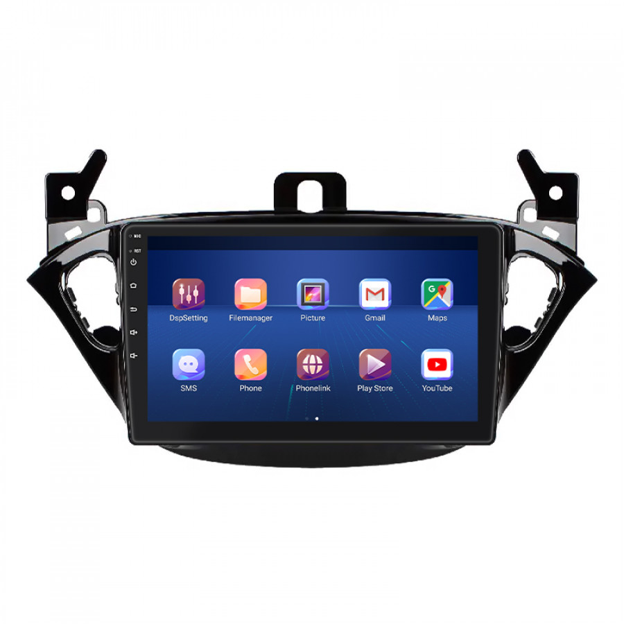 Штатная магнитола Lesko для Opel Corsa E 2014-2019 экран 9" 2/32Gb 4G Wi-Fi GPS Top