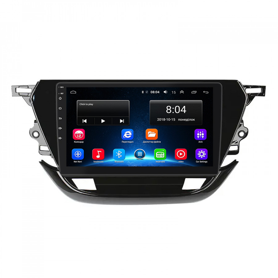 Штатная магнитола Lesko для Opel Corsa F 2019-н.в. экран 9" 2/32Gb Wi-Fi GPS Base