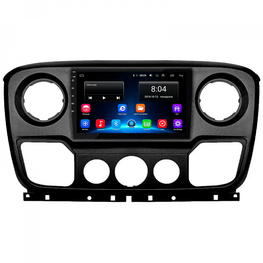 Штатная магнитола Lesko для Opel Movano B 2010-2019 экран 10" 2/32Gb Wi-Fi GPS Base