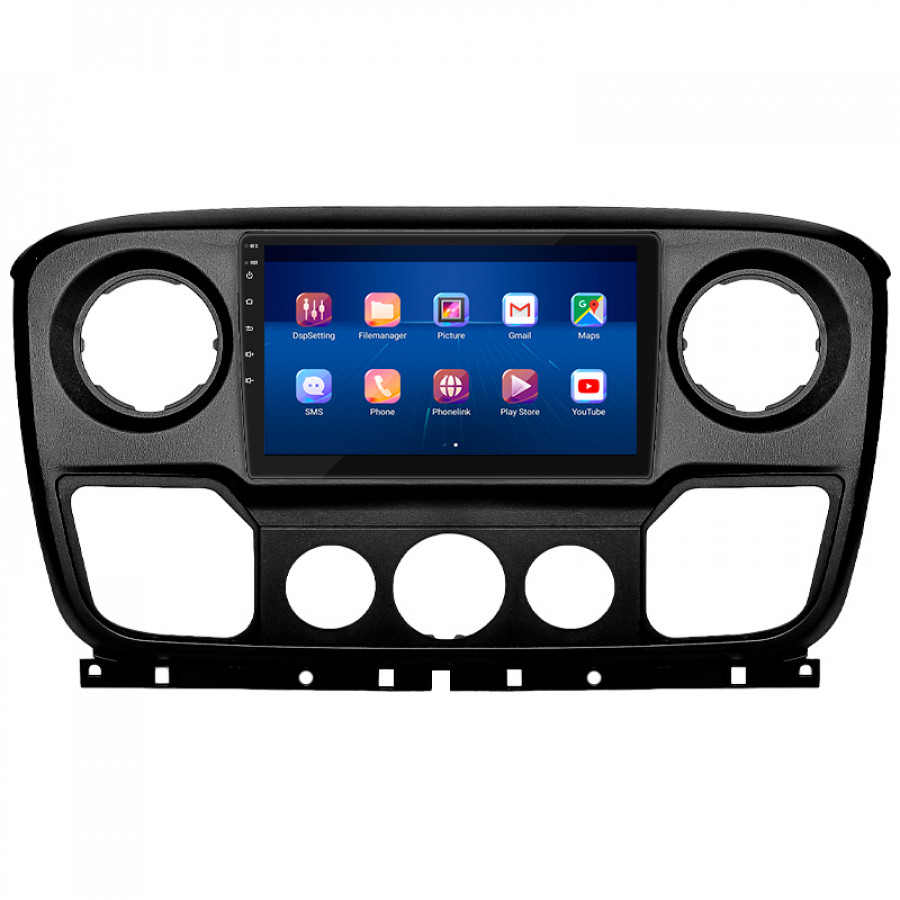 Штатная магнитола Lesko для Opel Movano B 2010-2019 экран 10" 4/32Gb 4G Wi-Fi GPS Top