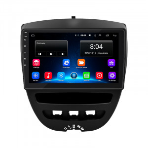 Штатная магнитола Lesko для Peugeot 107 I 2005-2009 экран 10" 2/32Gb Wi-Fi GPS Base