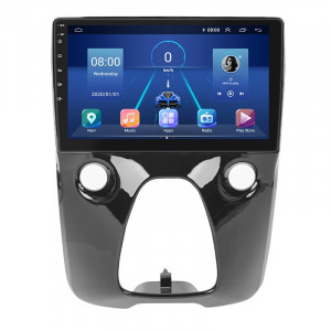 Штатная магнитола Lesko для Peugeot 108  2014-2021 экран 10" 6/128Gb 4G Wi-Fi GPS Top