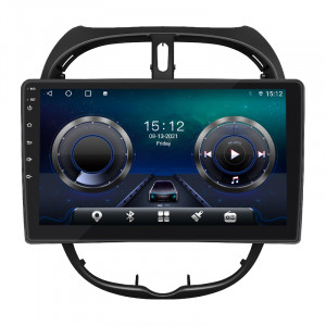 Штатная магнитола Lesko для Peugeot 206  1998-2012 экран 9" 4/64Gb 4G Wi-Fi GPS Top