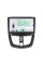 Штатная магнитола Lesko для Peugeot 207 I 2006-2009 экран 9" 4/64 QLED CarPlay 4G Wi-Fi GPS 360 Prime