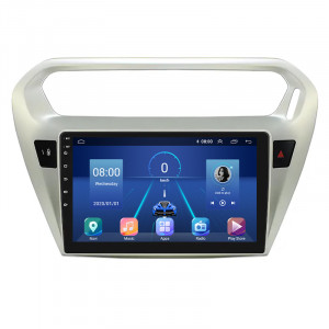 Штатная магнитола Lesko для Peugeot 301 I 2012-2016 экран 9" 6/128Gb 4G Wi-Fi GPS Top