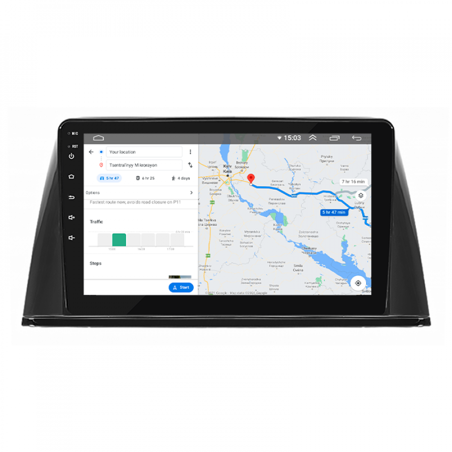 Штатная магнитола Lesko для Peugeot 308 II 2013-2017 экран 10" 2/32Gb Wi-Fi GPS Base