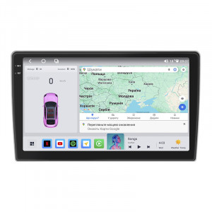 Штатная магнитола Lesko для Peugeot 407  2004-2011 экран 9" 4/64 QLED CarPlay 4G Wi-Fi GPS 360 Prime