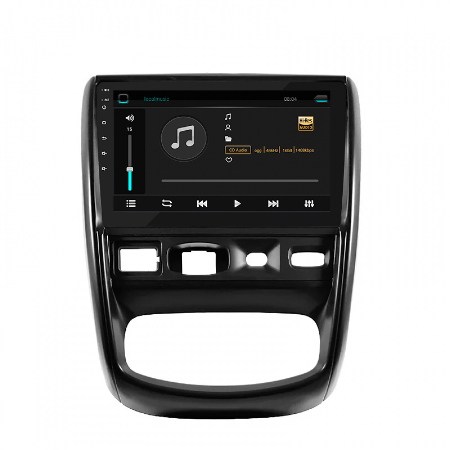 Штатная магнитола Lesko для Renault Duster I 2010-2015 экран 9" 2/32Gb 4G Wi-Fi GPS Top