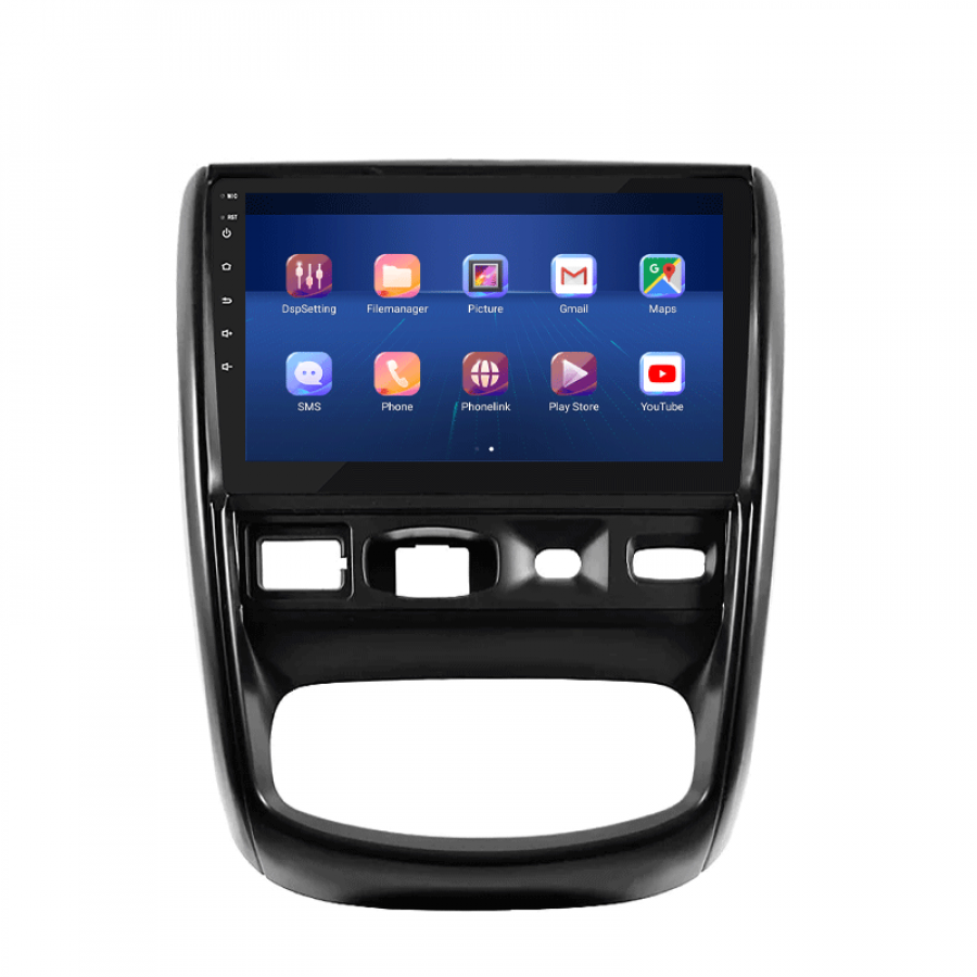 Штатная магнитола Lesko для Renault Duster I 2010-2015 экран 9" 6/128Gb 4G Wi-Fi GPS Top