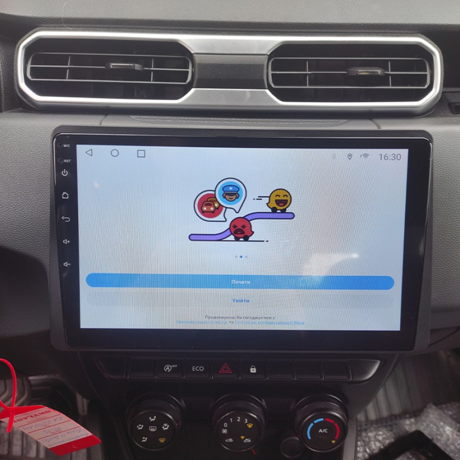 Штатная магнитола Lesko для Renault Duster II 2020-н.в экран 10" 2/32Gb Wi-Fi GPS Base