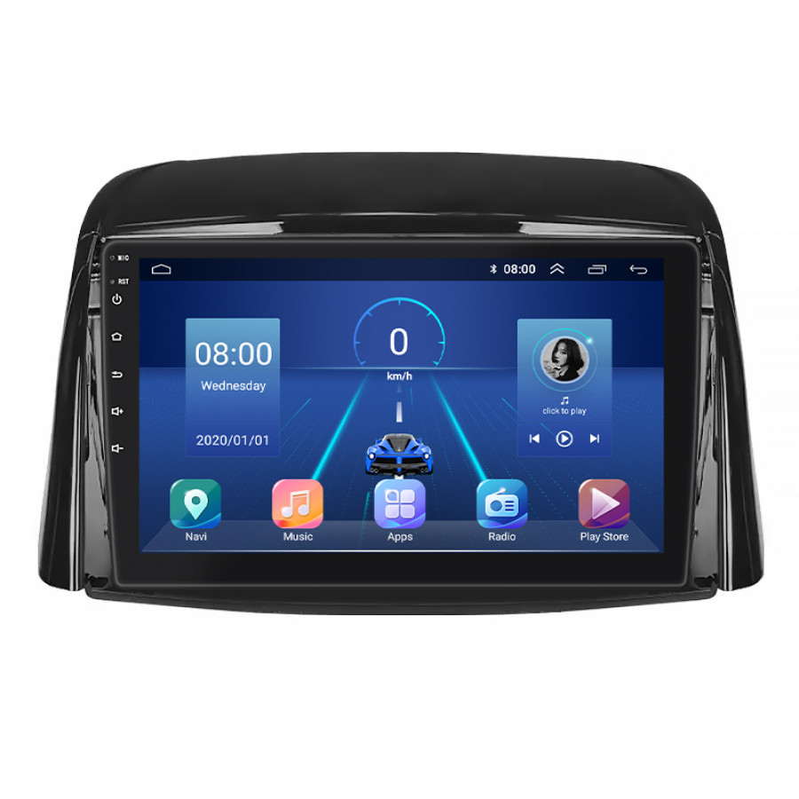 Штатная магнитола Lesko для Renault Koleos I 2008-2011 экран 9" 2/32Gb 4G Wi-Fi GPS Top