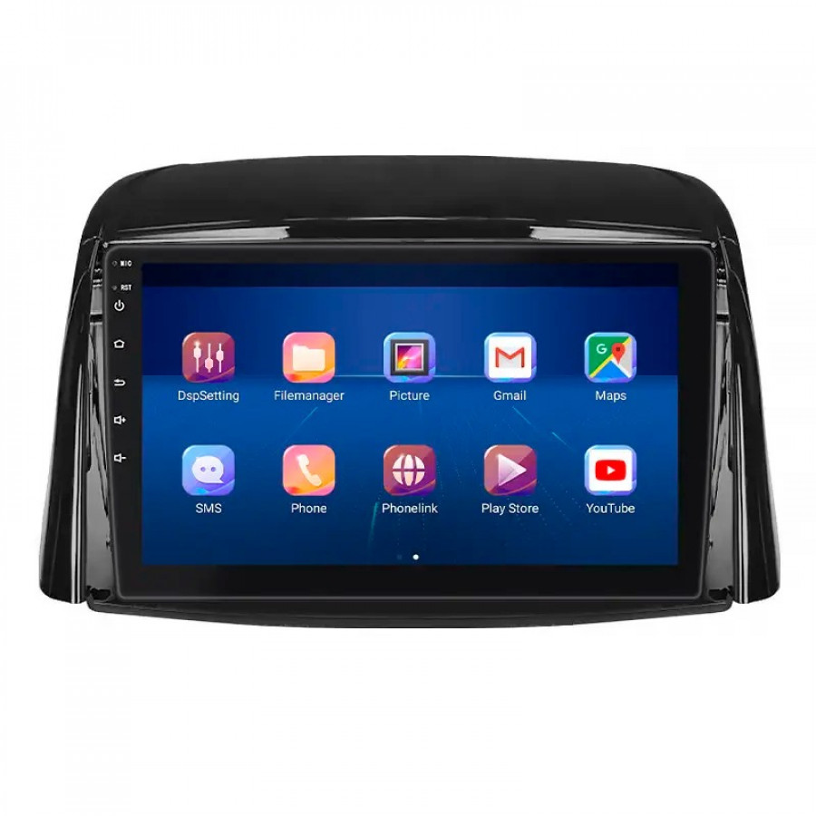 Штатная магнитола Lesko для Renault Koleos I Рестайлинг 2011-2013 экран 9" 6/128Gb 4G Wi-Fi GPS Top