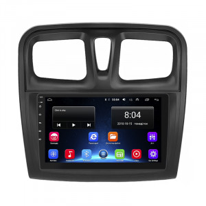 Штатная магнитола Lesko для Renault Logan II ver 2 2012-2018 экран 9" 2/32Gb Wi-Fi GPS Base