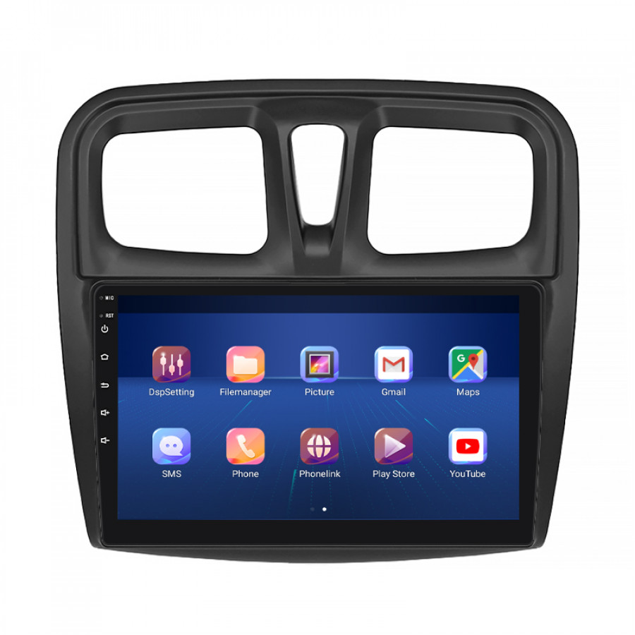 Штатная магнитола Lesko для Renault Logan II Рестайлинг 2018-н.в экран 10" 2/32Gb Wi-Fi GPS Base