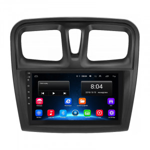 Штатная магнитола Lesko для Renault Logan II Рестайлинг ver 2 2018-н.в экран 9" 2/32Gb Wi-Fi GPS Base