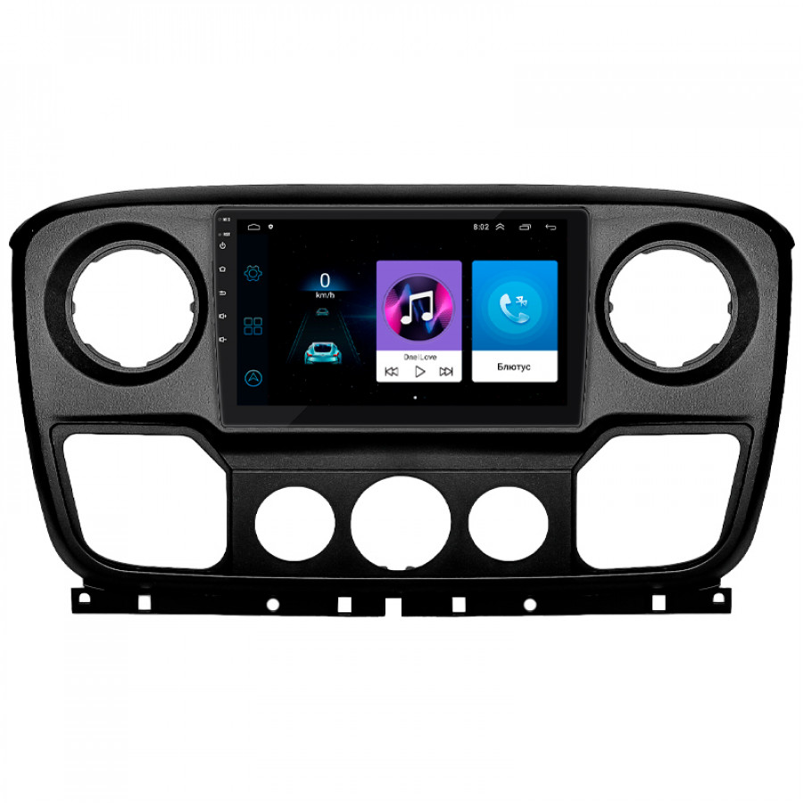 Штатная магнитола Lesko для Renault Master III 2010-2019 экран 10" 1/16Gb Wi-Fi GPS Base