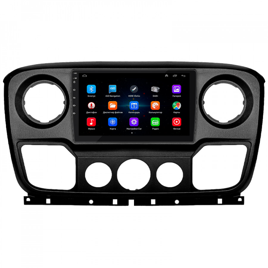 Штатная магнитола Lesko для Renault Master III 2010-2019 экран 10" 1/16Gb Wi-Fi GPS Base