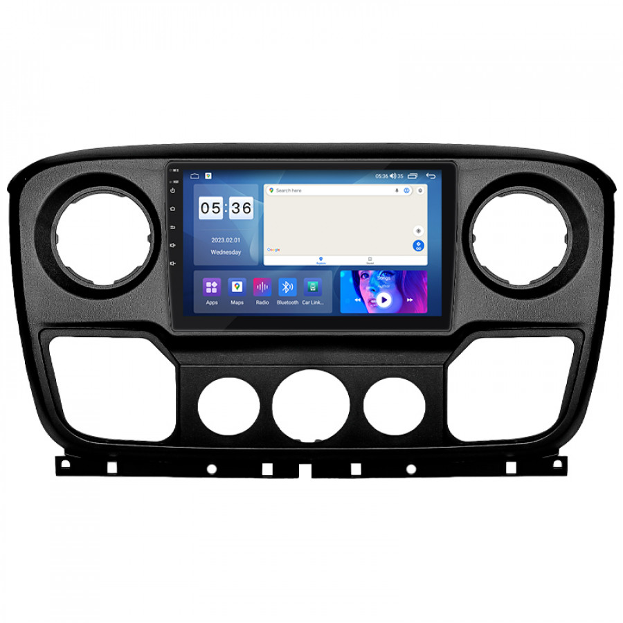 Штатная магнитола Lesko для Renault Master III 2010-2019 экран 10" 4/64Gb CarPlay 4G Wi-Fi GPS Prime