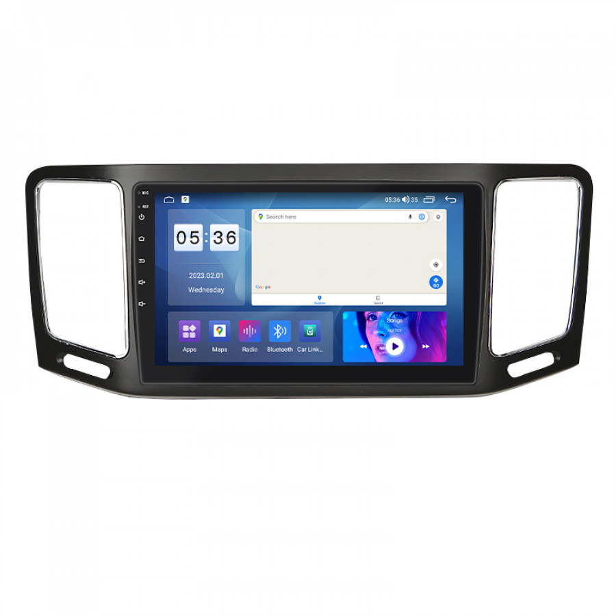 Штатная магнитола Lesko для SEAT Alhambra II 2010-2015 экран 9" 2/32Gb CarPlay 4G Wi-Fi GPS Prime