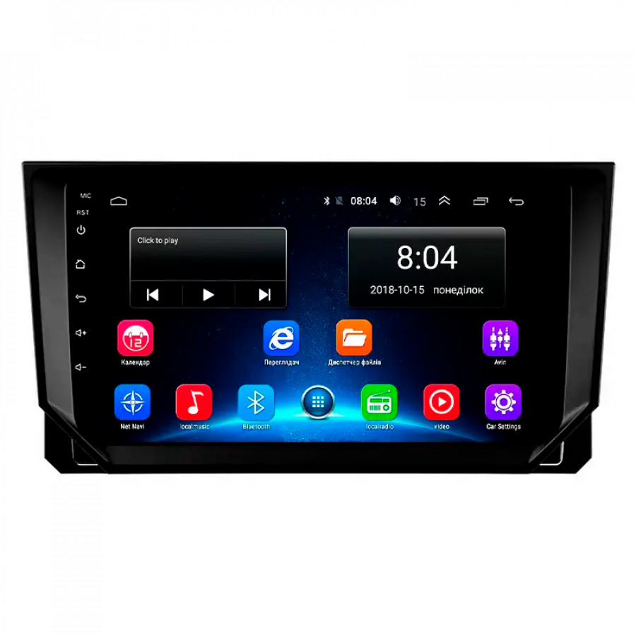 Штатная магнитола Lesko для SEAT Ibiza V 2017-2021 экран 9" 2/32Gb Wi-Fi GPS Base