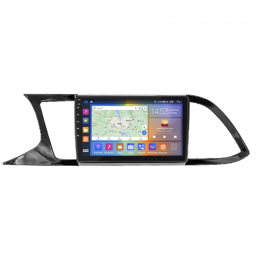 Штатная магнитола Lesko для SEAT Leon III 2012-2016 экран 9" 2/32Gb CarPlay 4G Wi-Fi GPS Prime